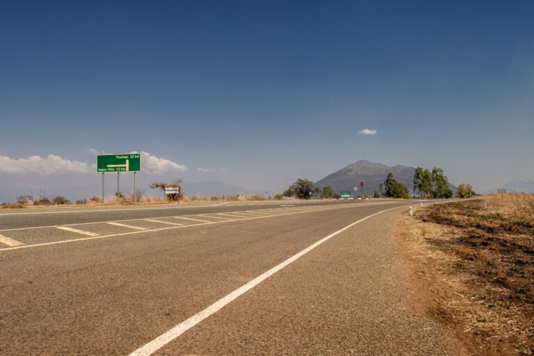 A view of the road to Agoro Hills in northern Uganda's Lamwo District (C) Thomas Agaba Onyango