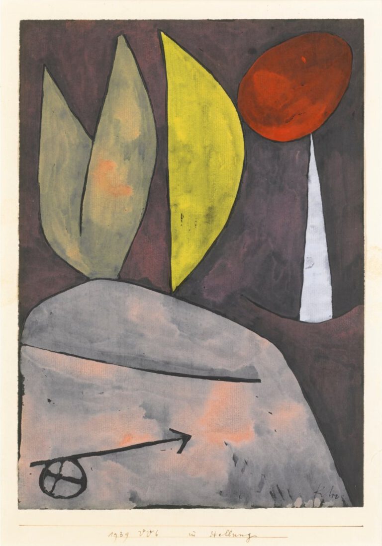 In Position Paul Klee public domain via Wikimedia Commons