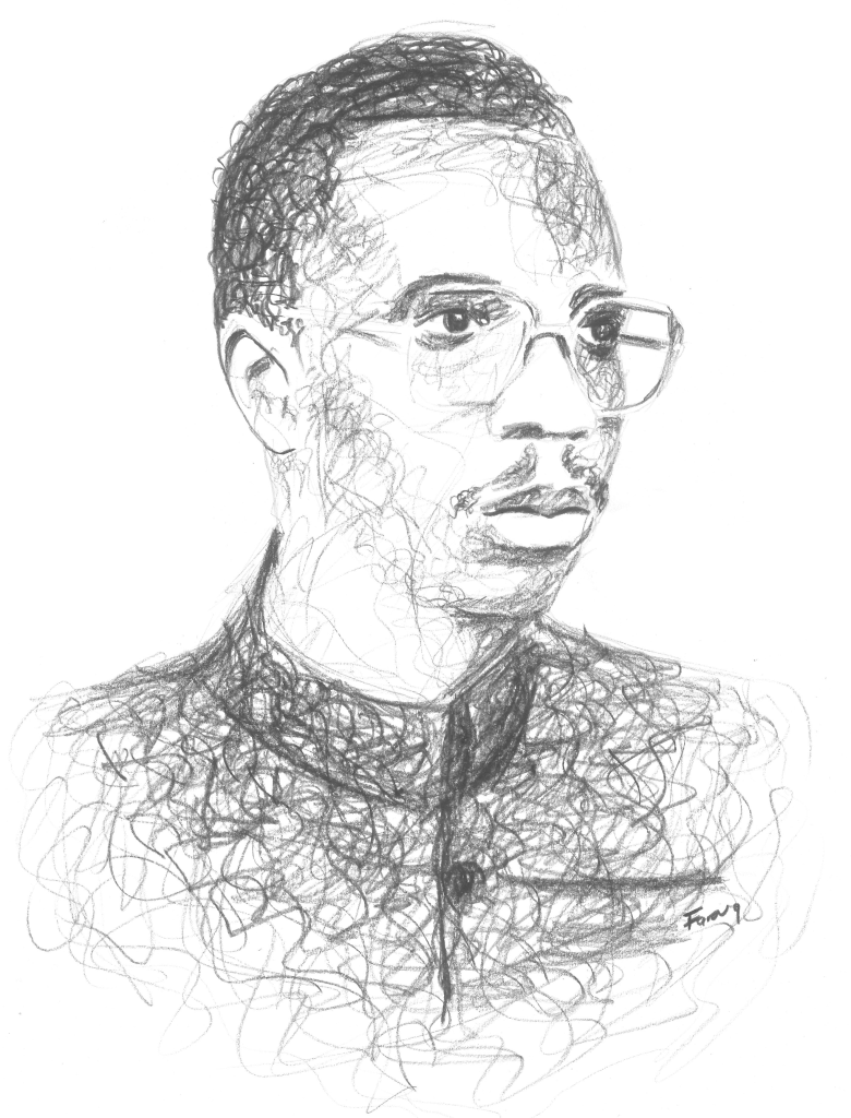 Ferdinand Nahimana illustrated for TWR by Farouq Ssebaggala