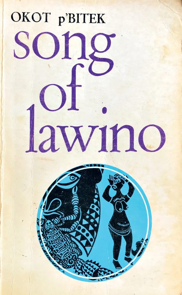 The cover of the Modern African Library edition of Okot pBiteks Song of Lawino