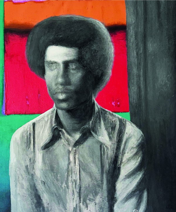 Waleed Mohammed B.W.C.M.N. 05 2025 acrylic on canvas 76 x 81 cm Waleed Mohammed B.W.C.M.N. 05 2025 acrylic on canvas 76 x 81 cm