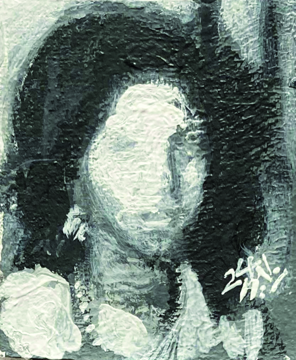 Waleed Mohammed Minimum Family Portrait 03 2025 acrylic on canvas 4 x 3 cm Waleed Mohammed Minimum Family Portrait 03 2025 acrylic on canvas 4 x 3 cm