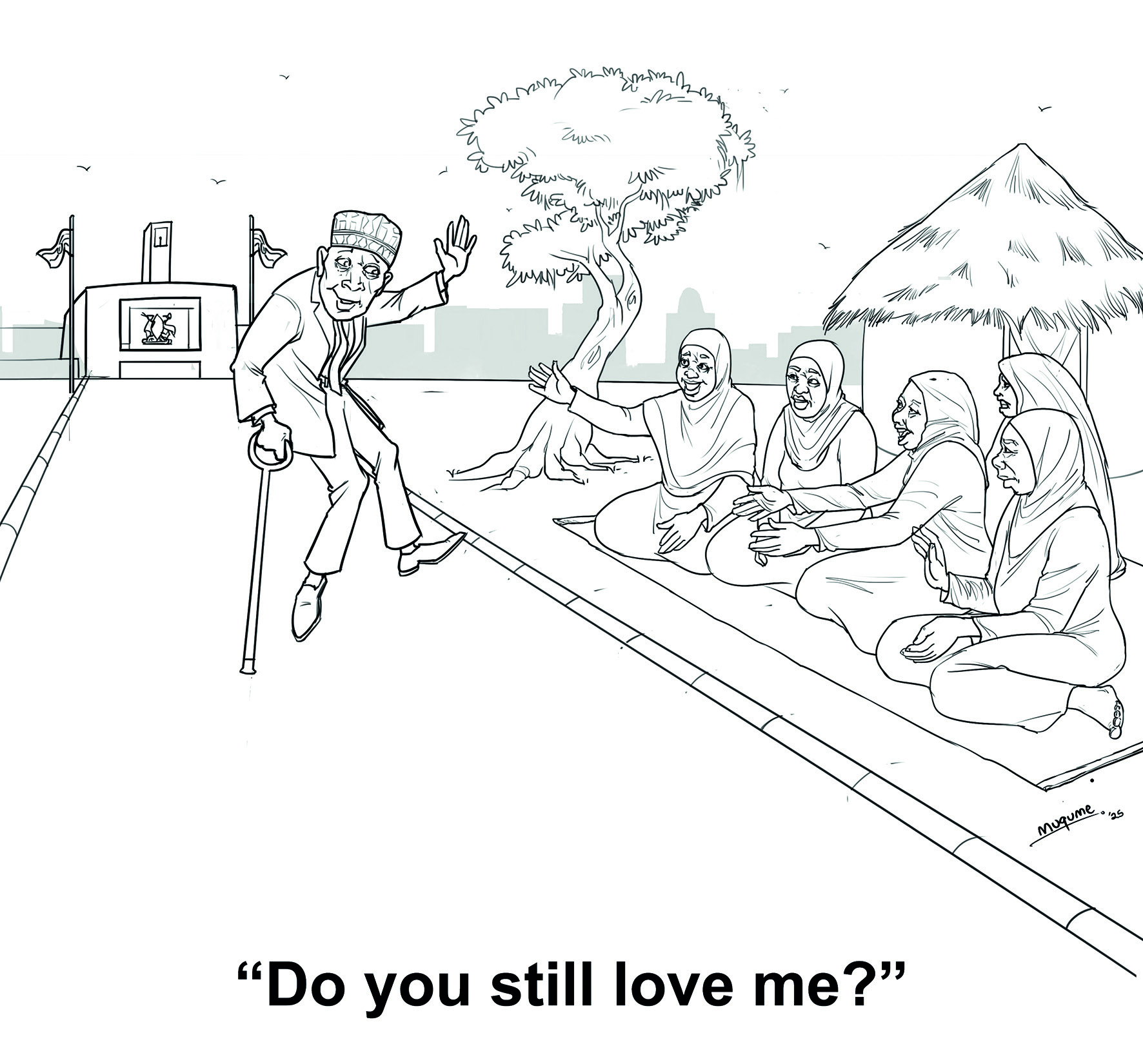 Weganda Cartoon July a Sept. 2025