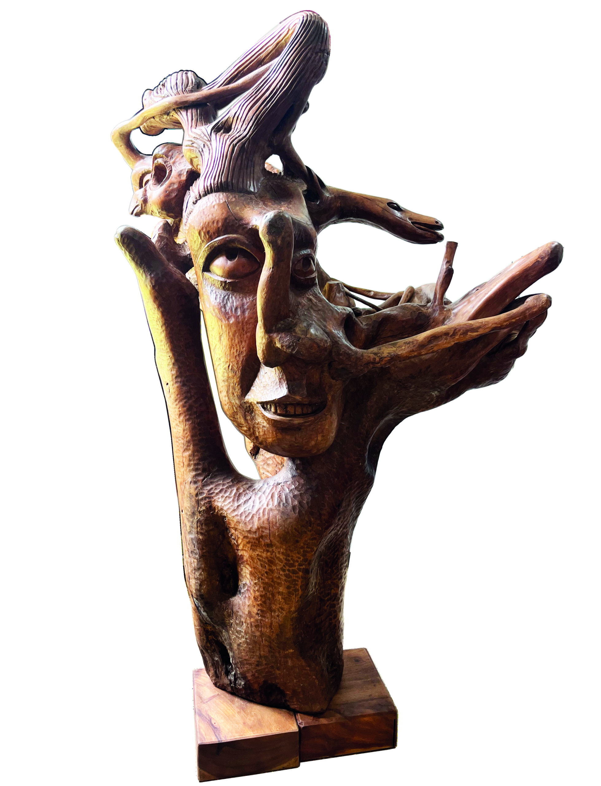 Lilian Nabulime, Ancestors, 1991, wood, 150 x 100 x 80 cm