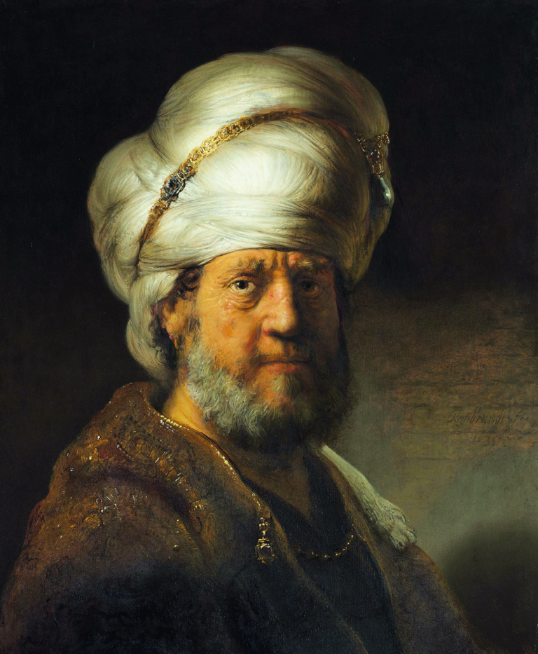Rembrandt's Man in Oriental Dress