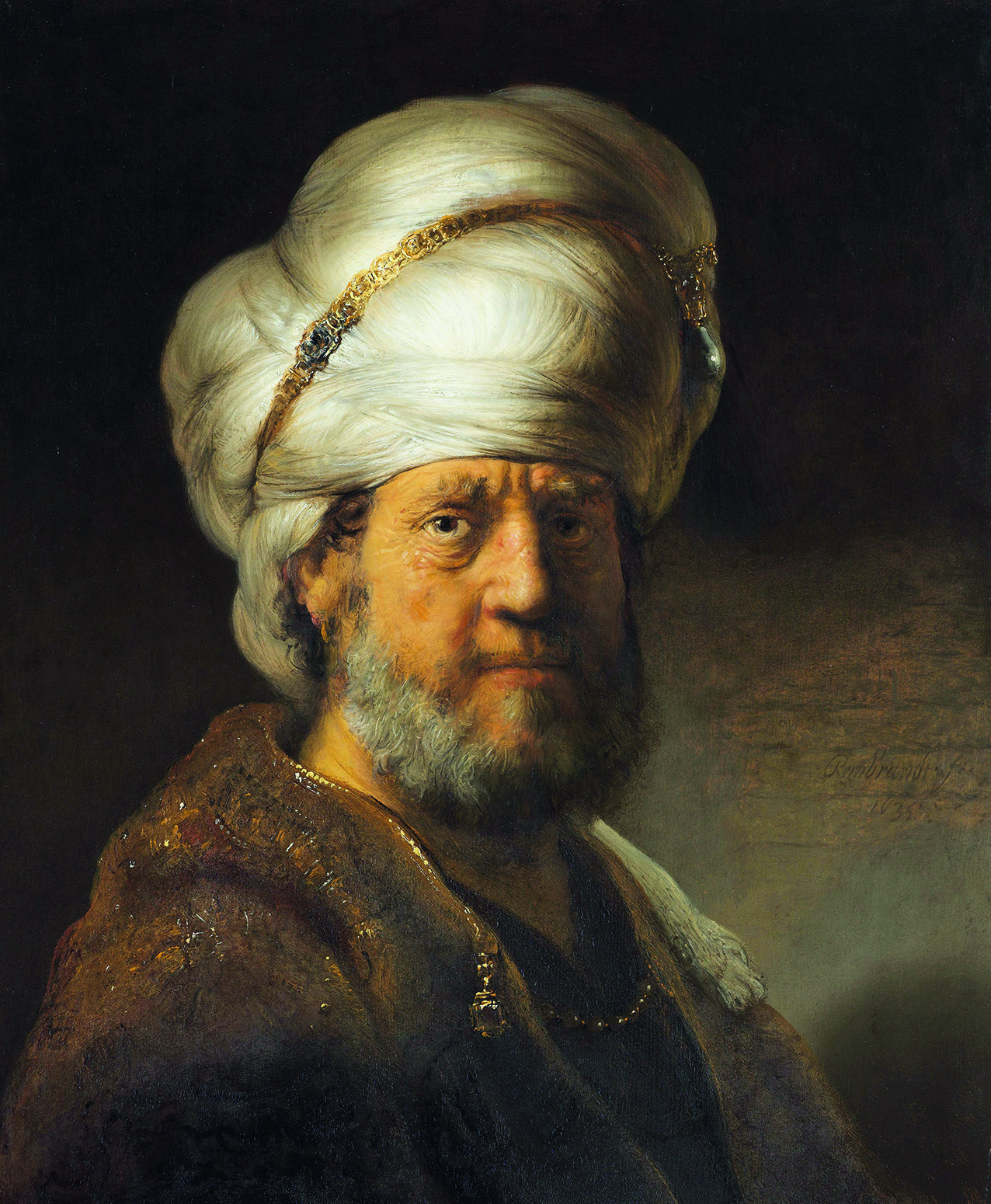 Rembrandt's Man in Oriental Dress
