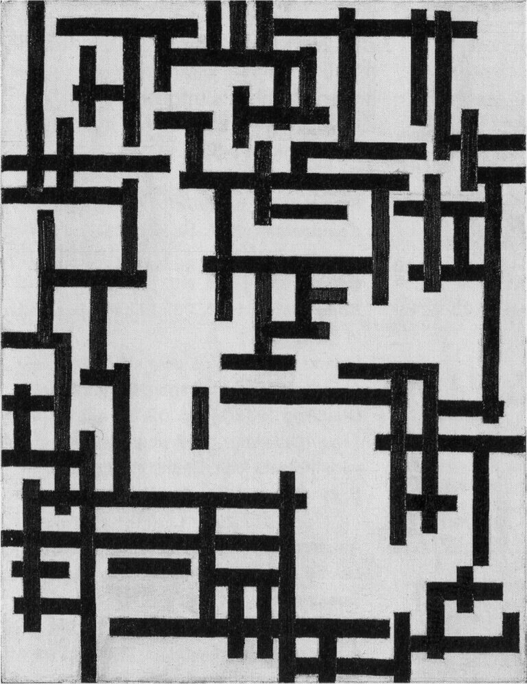 Theo van Doesburg Composition XIII woman in studio