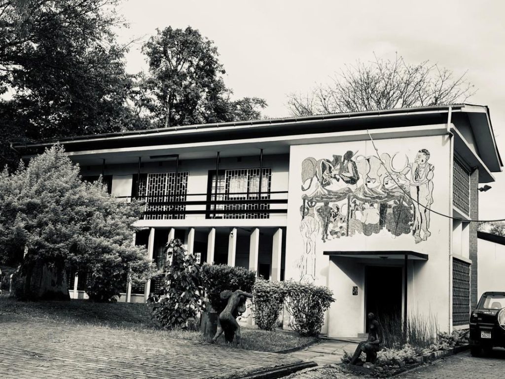 A view of the administration block at the Margaret Trowell School of Industrial and Fine Arts, Makerere University.