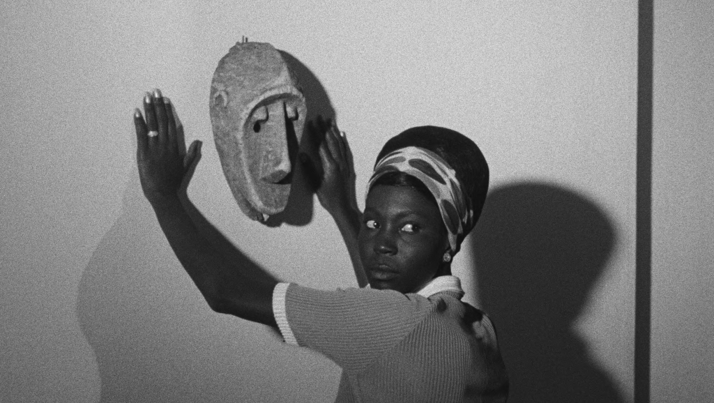 A still from Ousmane Sembenes Black Girl a 1966 drama film about a woman who moves from Senegal to France to work for a French couple.