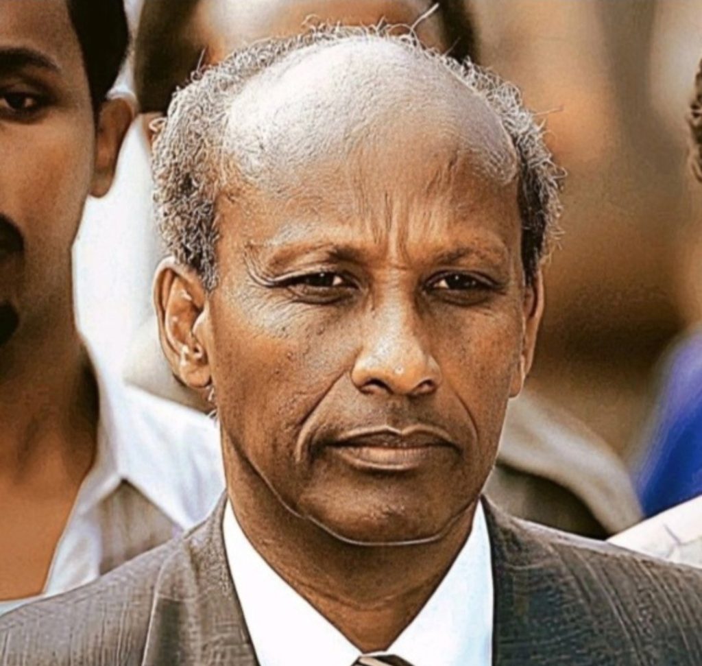 The Somali nationalist Mohamed Farrah Aidid public domain via Wikimedia Commons.