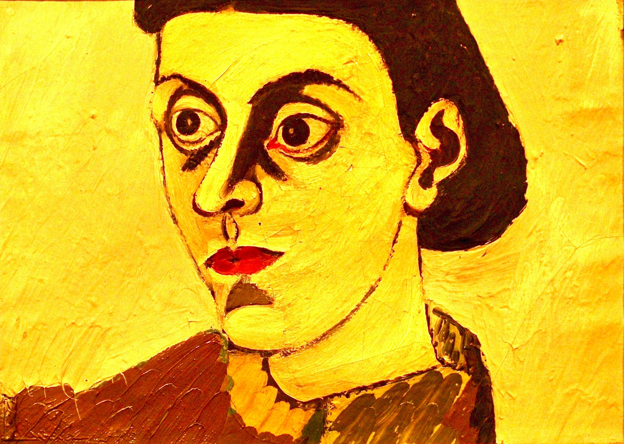 Portrait of Vartoosh, a painting by Ashile Gorky, via Wikimedia Commons