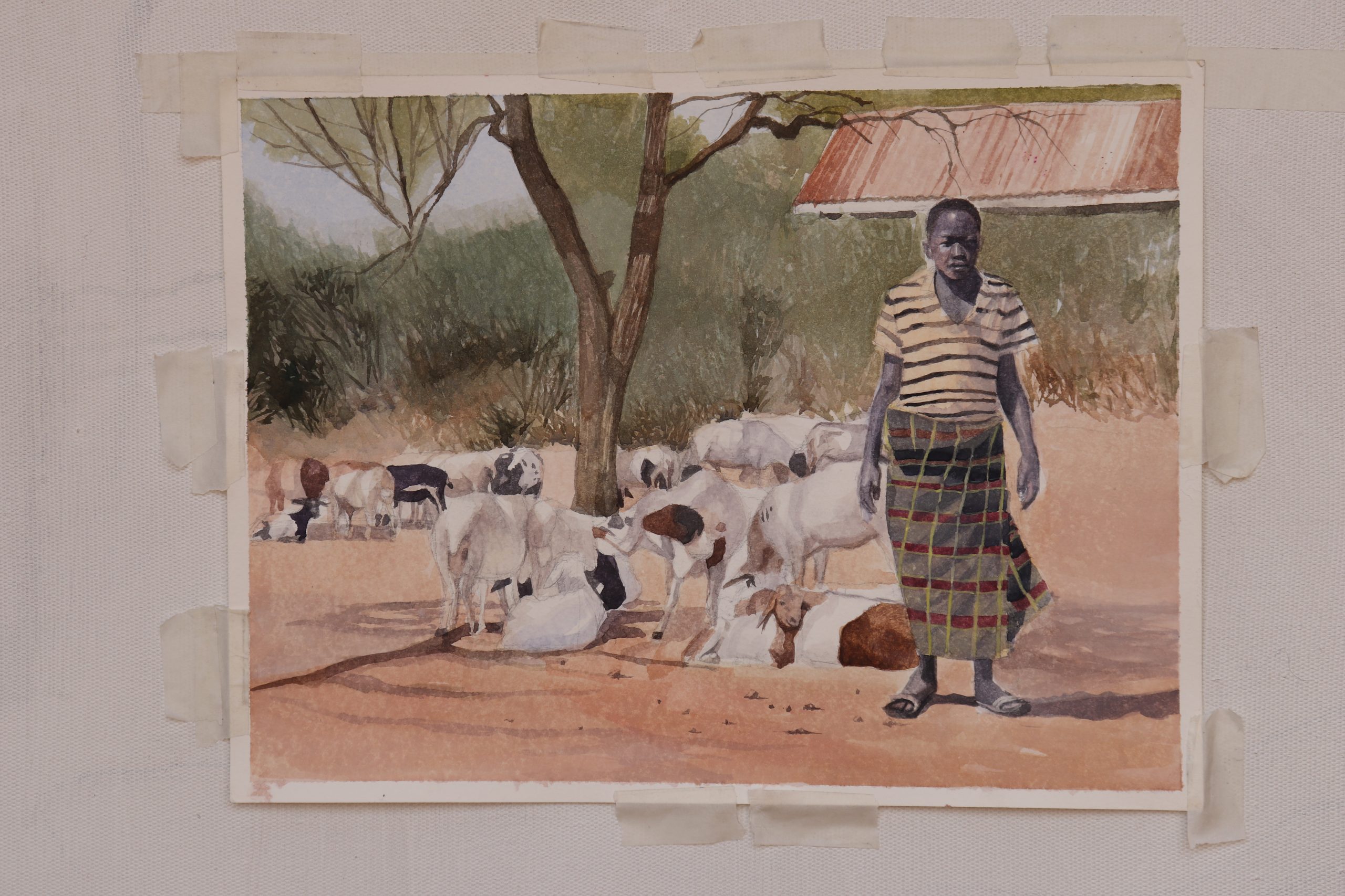 lemukol the gurdian watercolour 40x30.5cm 2023 scaled