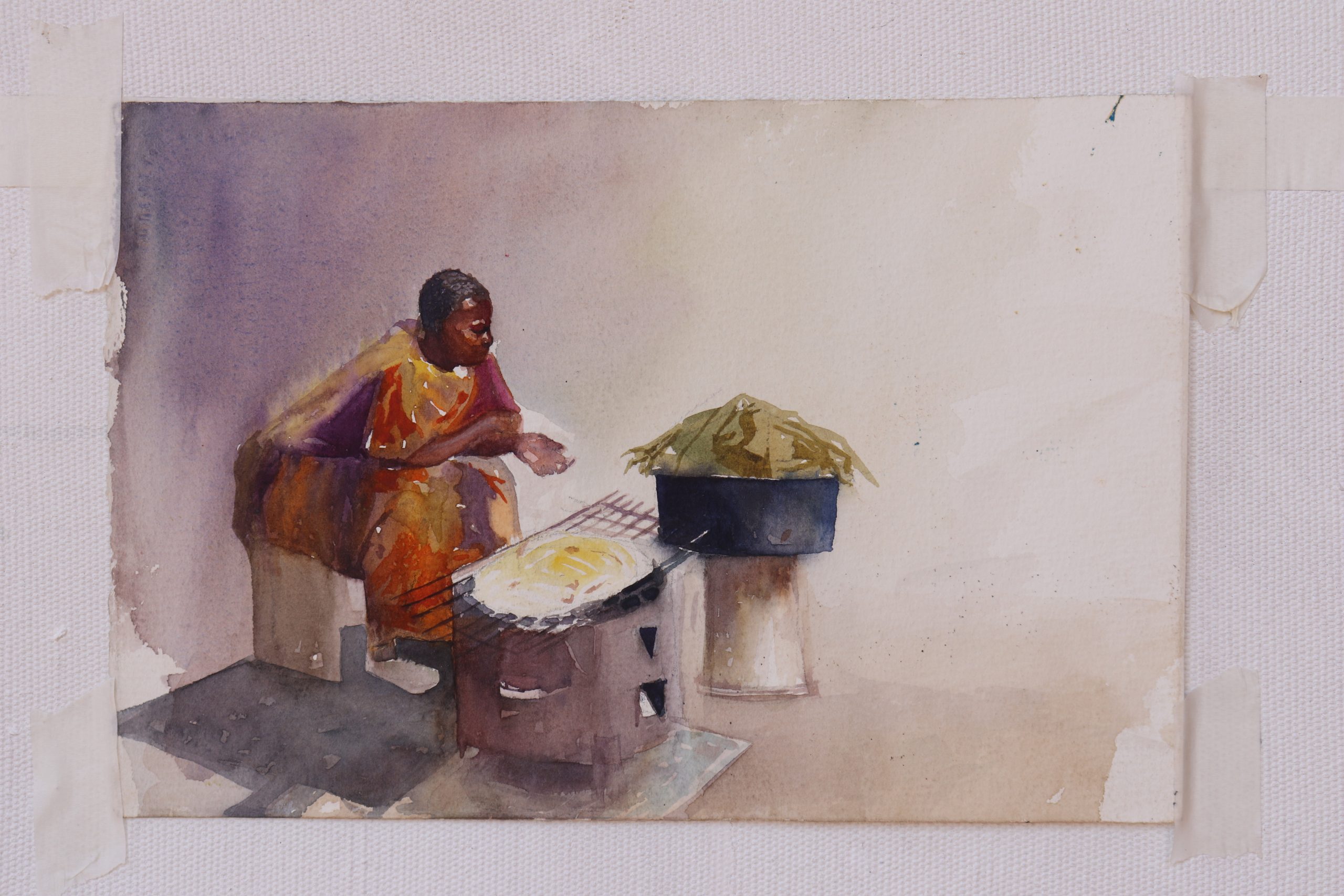 mama namu watercolor 28.4x19cm2019 scaled