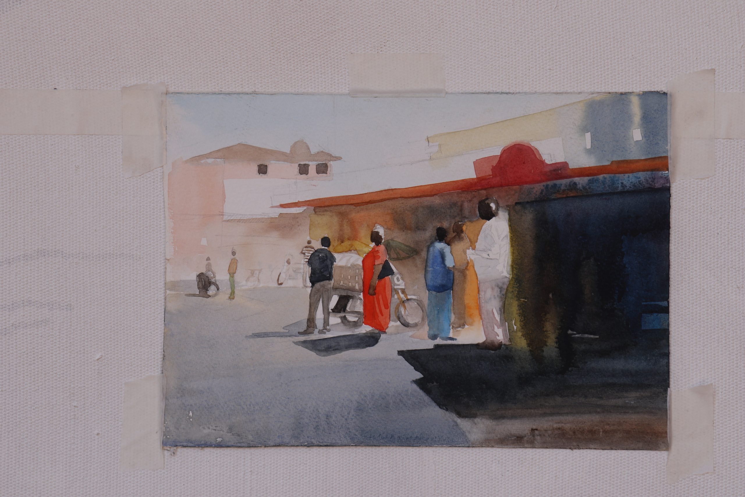 nakasero disciples wtercolour27x18.8cm 2017 scaled