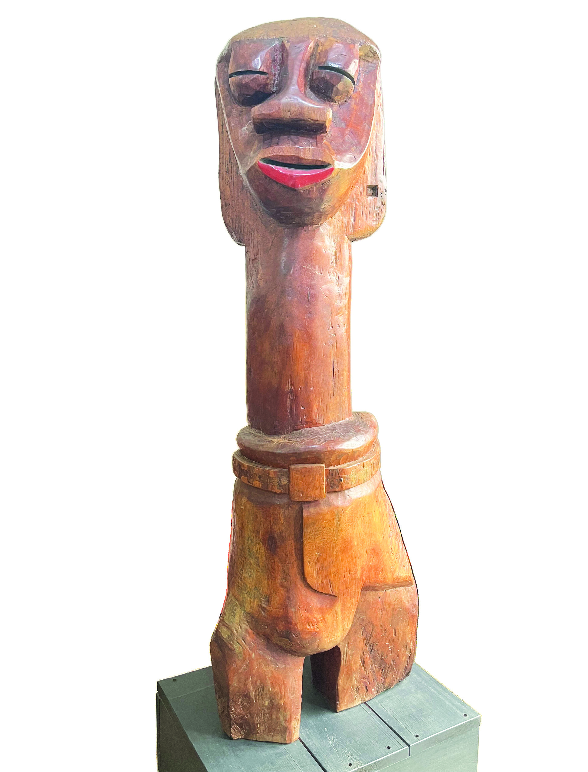 Lilian Nabulime, Masculine, 2011, wood, 31 x 61.5 x 185 cm