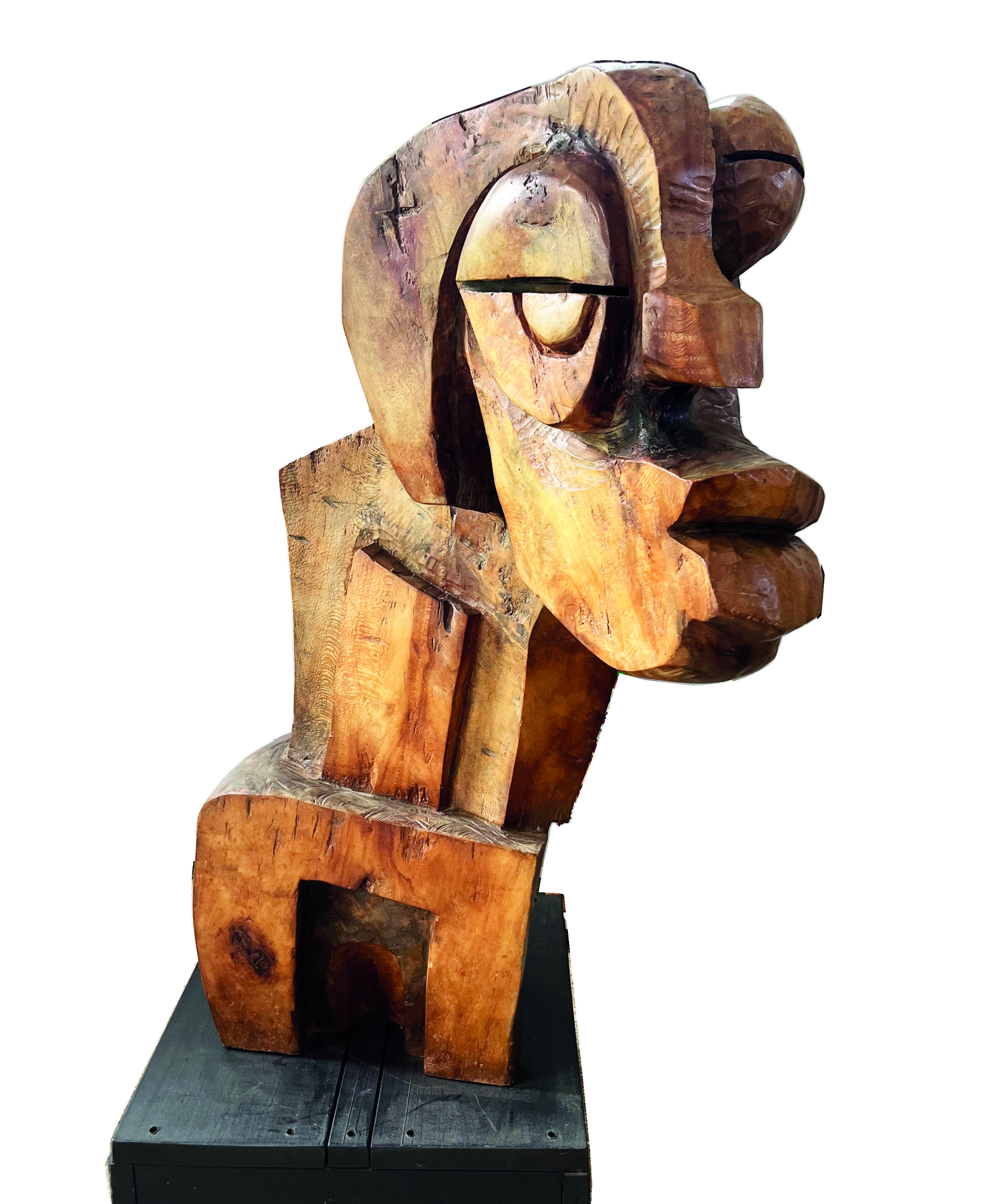 Lilian Nabulime, Ssebo (Besigye), 2011, wood, 156 x 210 x 90 cm