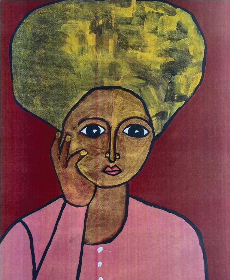 Lilian Nabulime, Guardian, 2014, wood and metal, 69 x 136 x 153.5 cm